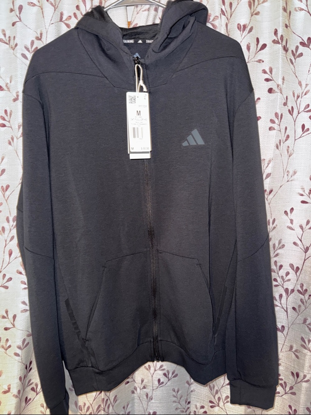 Men’s adidas D4T Black Full-Zip Hoodie